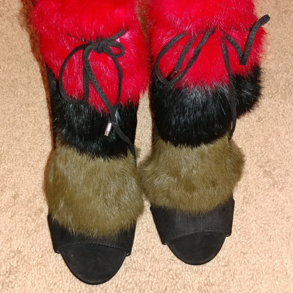 Fur Block Booties